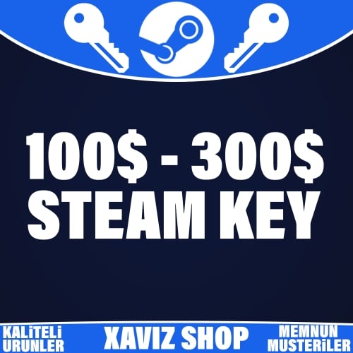  Minimum 100$-300$ Steam Key